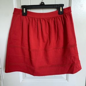 J Crew Women’s Work Skirt in Red